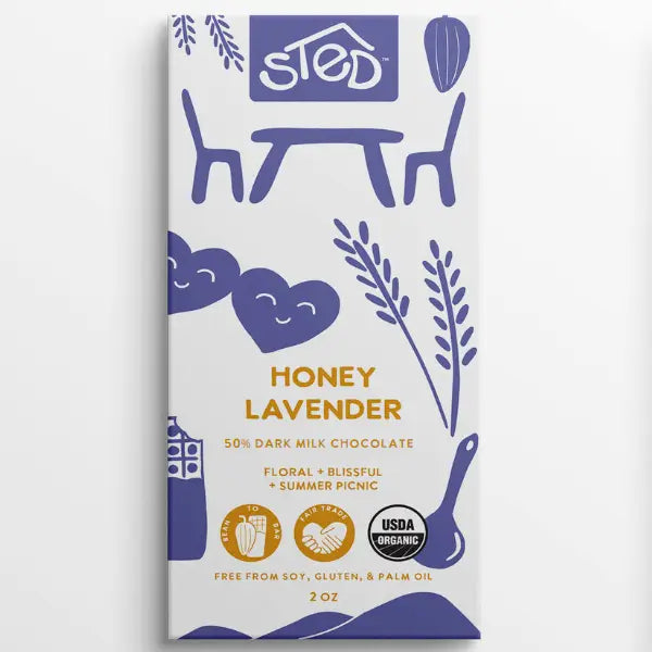 Honey Lavender Chocolate Bar