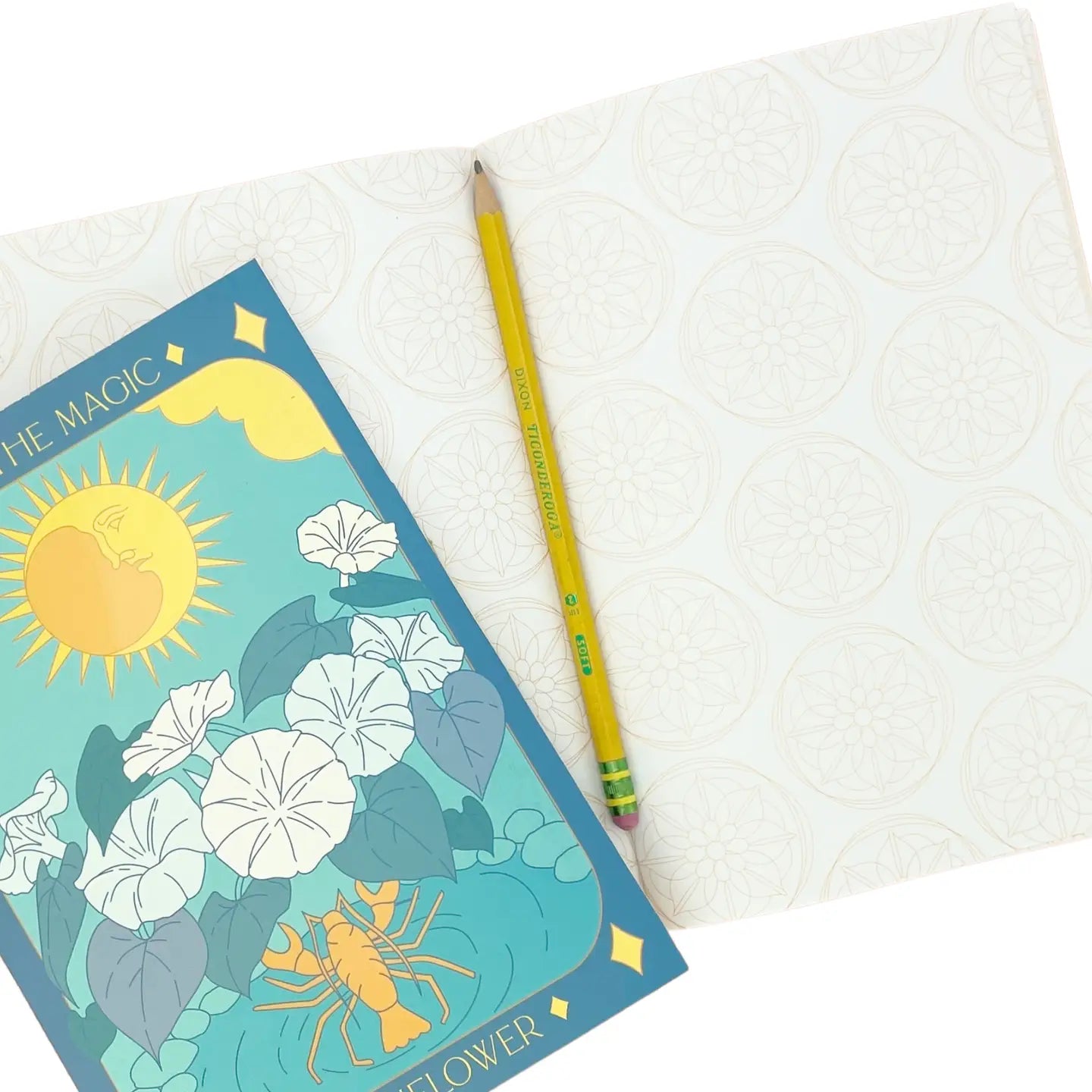 Moonflower Tarot Card Journal Notebook