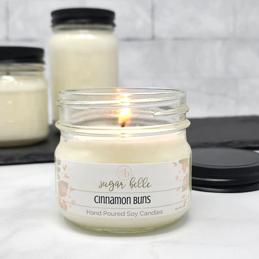 Cinnamon Buns Mason Jar Candle