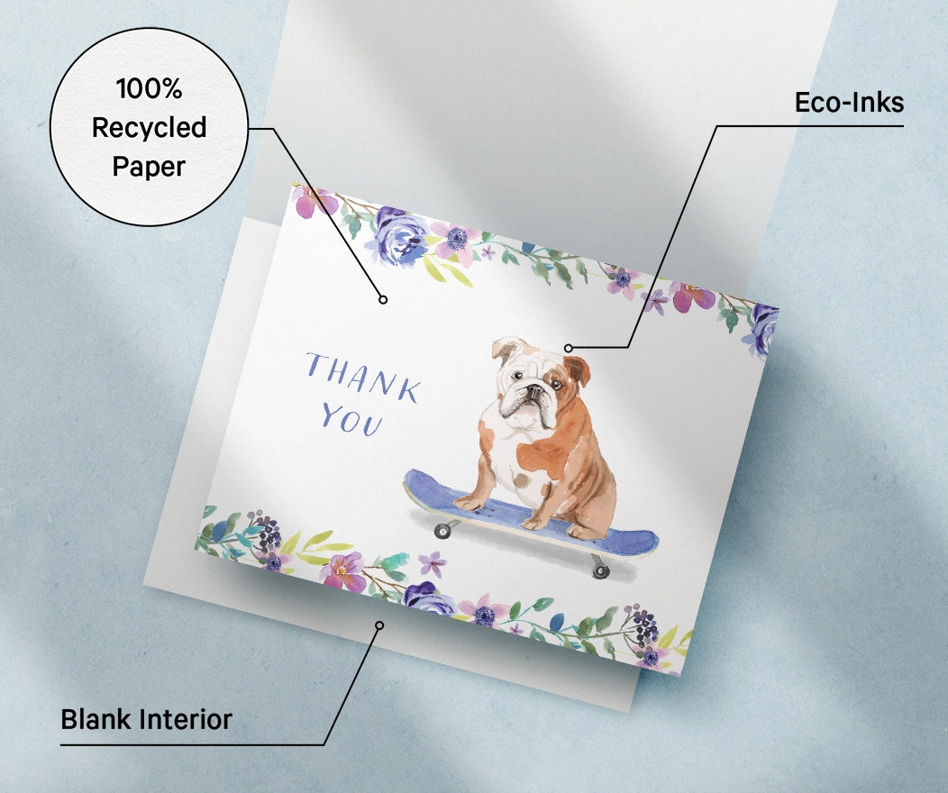 Dogs Greeting Card Set | Assorted Thank You Cards