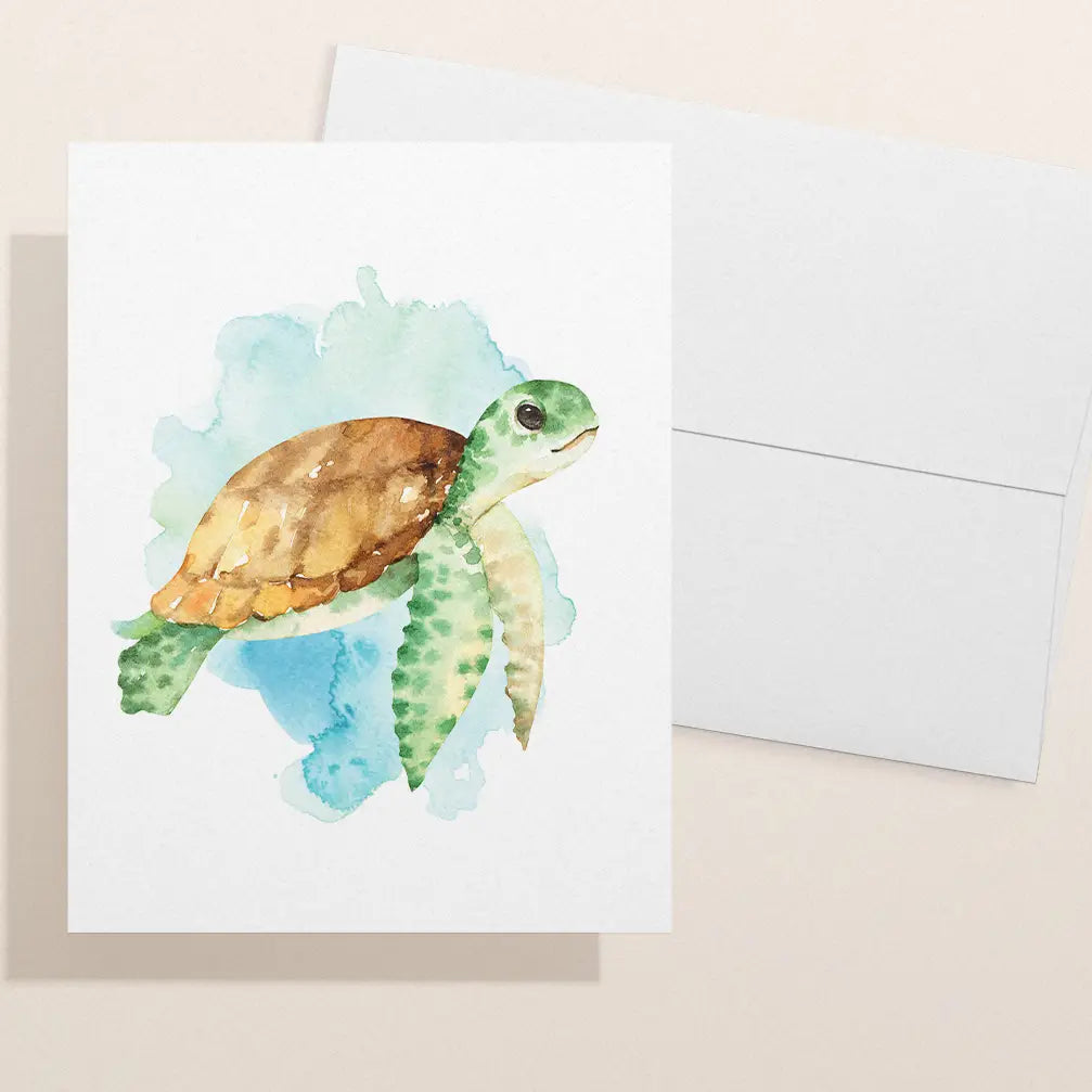 Ocean Life Greeting Card Set