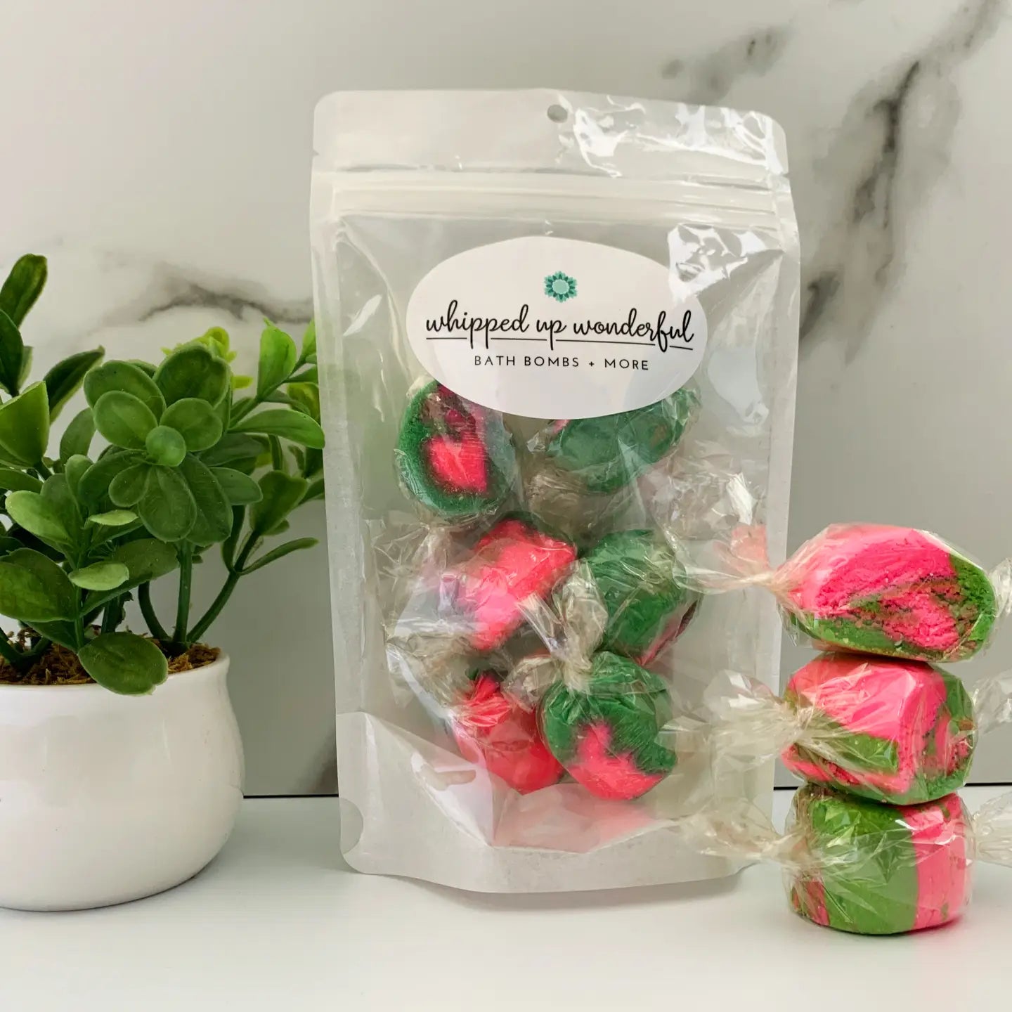 Watermelon Bubble Bath Taffy