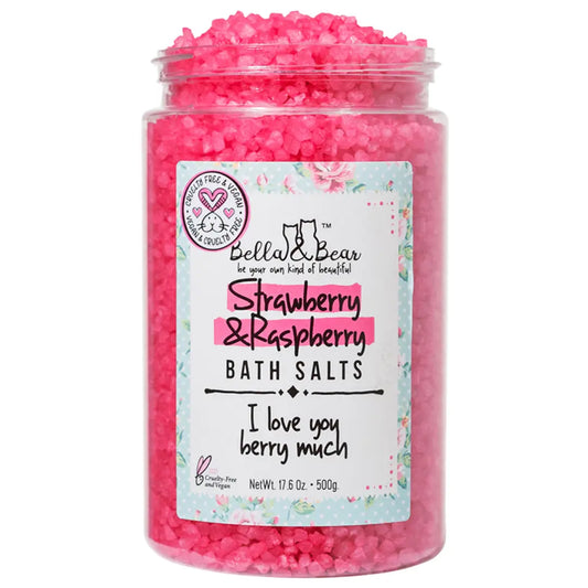 Strawberry and Raspberry Bath Salts