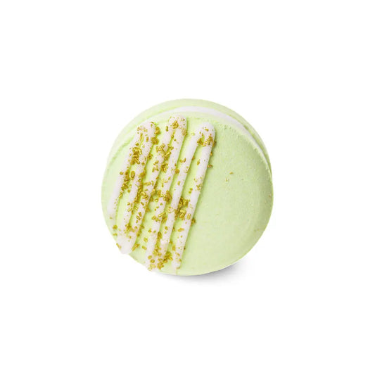 Macaron Bath Bomb Pistachio Sweet Almond