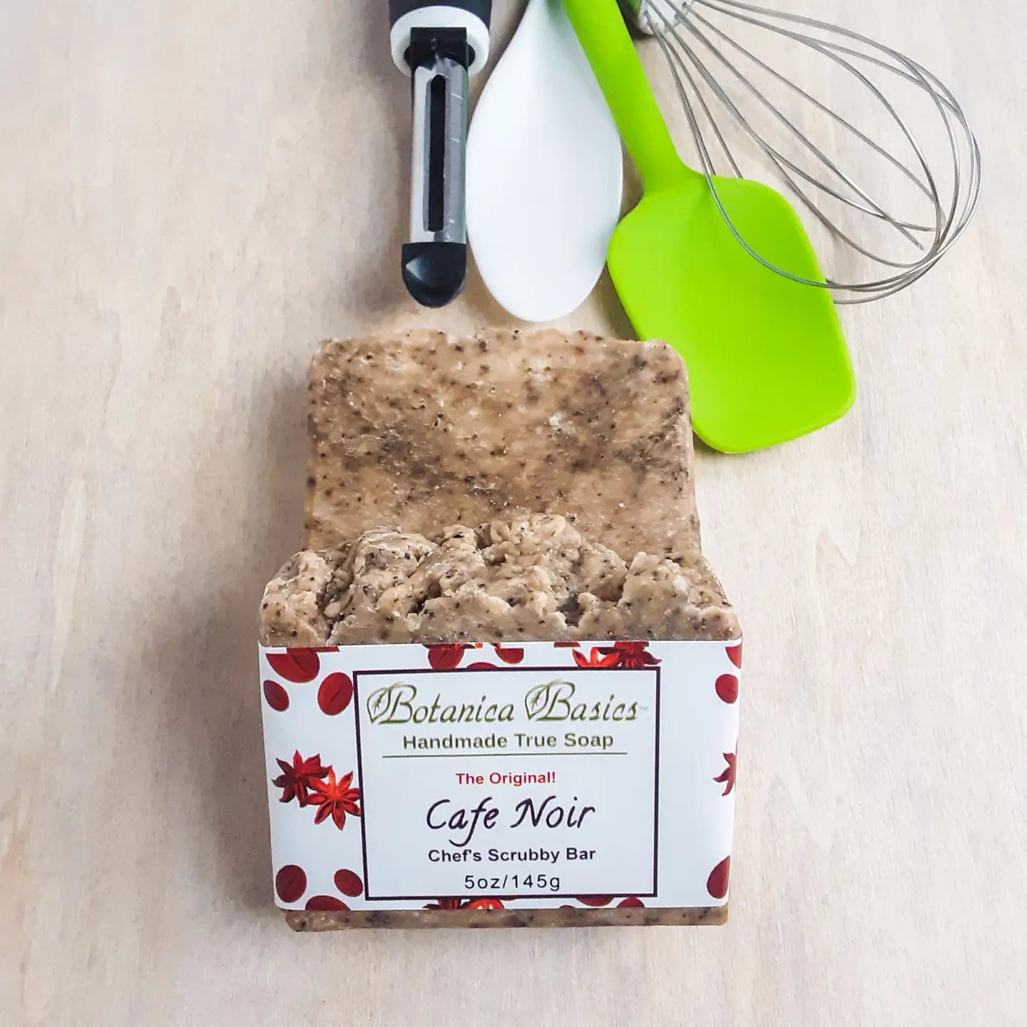 Cafe' Noir Chef's Coffee Scrub Soap Bar