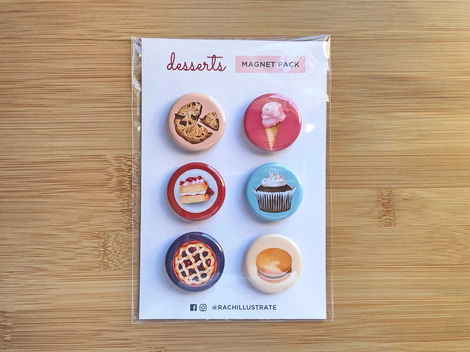 Dessert Magnet Set