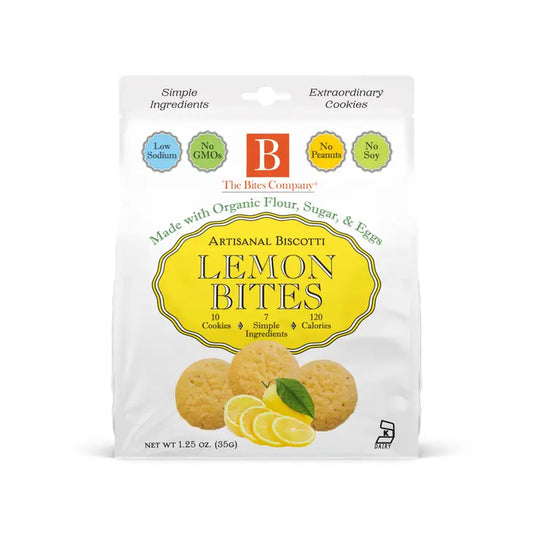 Lemon Biscotti Bites